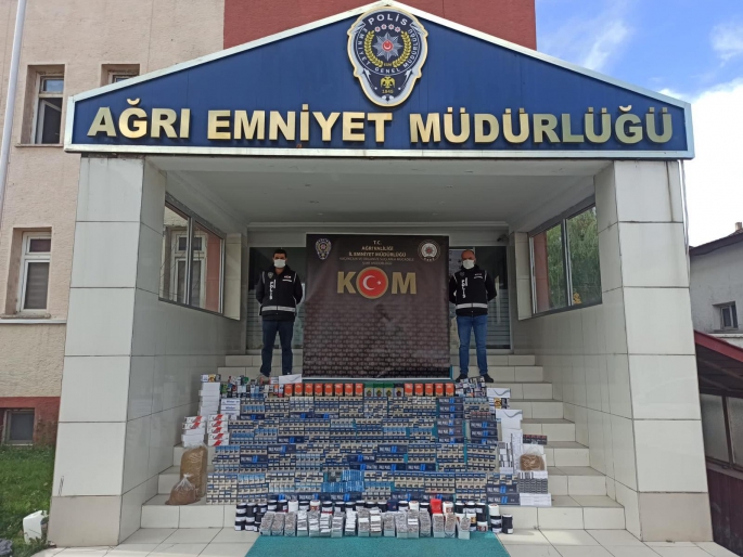 Ağrı’da gümrük kaçağı ürün operasyonu