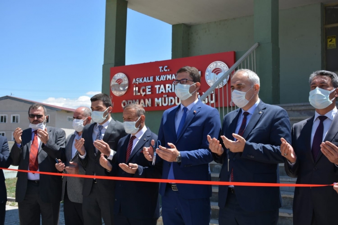 Aşkale’de İlçe Tarım ve Orman Müdürlüğü yeni hizmet binası açıldı