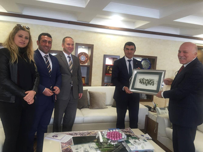 ASP İl Müdürlüğünden Başkan Sekmen’e teşekkür ziyareti