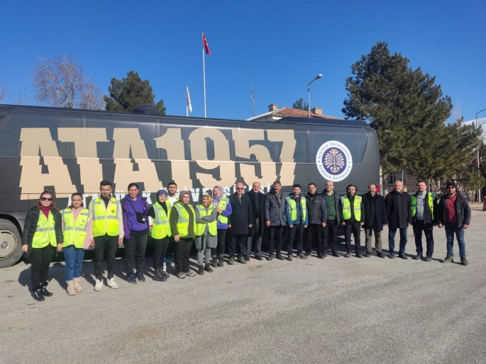 Atatürk Üniversitesi, deprem bölgesine yönelik desteğini sürdürüyor 
