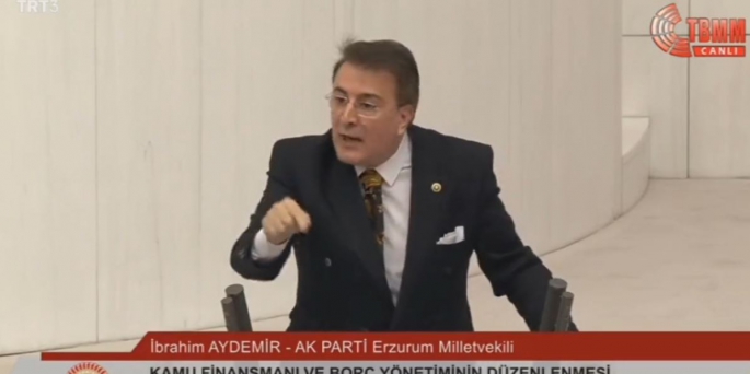 Aydemir TBMM Genel Kurulu’na seslendi
