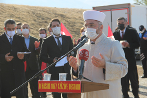 Aziziye Destanının 143’üncü yıl dönümünde şehitler tabyalarda anıldı 