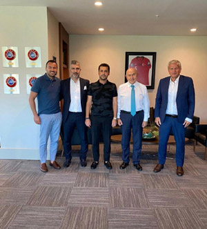 B.B. Erzurumspor Kulübü’nden TFF Başkanı Nihat Özdemir’e nezaket ziyareti