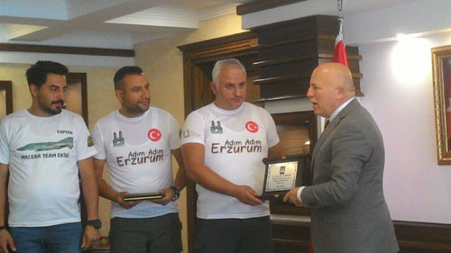Başkan Sekmen, Macera Off Road ve Doğa Sporları Kulübü üyelerini kabul etti