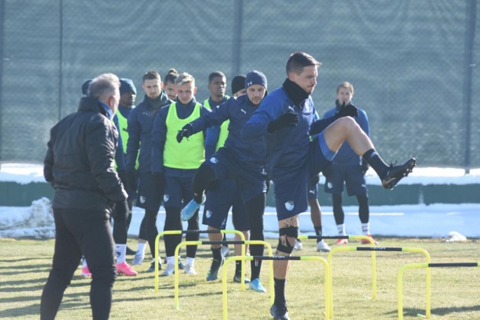 BB Erzurumspor Galatasaray maç hazırlıklarını sürdürdü