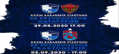 BB Erzurumspor, Trabzonspor ve Hatayspor’la hazırlık maçı yapacak