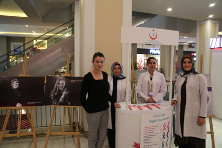 Dünya Kanser Günü fotoğraf sergisine vatandaşlar ilgi gösterdi