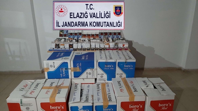 Elazığda kaçakçılıkla mücadele sürüyor 