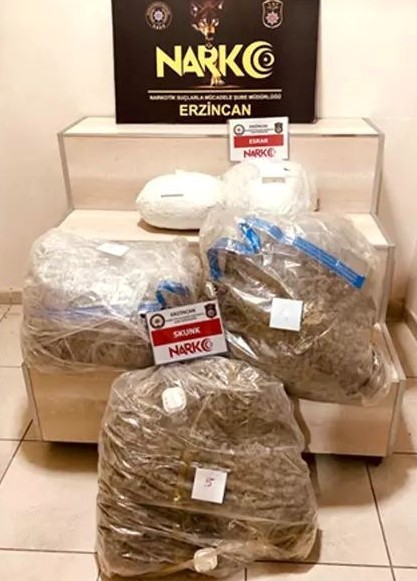 Erzincan’da uyuşturucu operasyonunda yakalanan 3 kişi tutuklandı