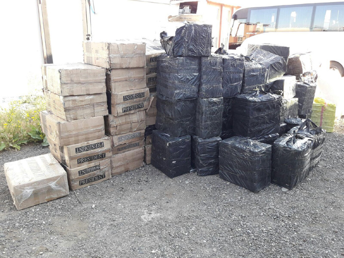 Erzurum’da 109 bin paket kaçak sigara ele geçirildi