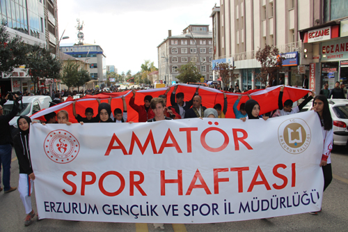 Erzurum’da Amatör Spor Haftası açılış töreni gerçekleşti