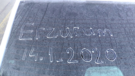 Erzurum’da hayat dondu