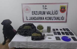Erzurum’da silah ve mühimmat kaçakçılığı ile uyuşturucu tacirlerine eş zamanlı operasyon