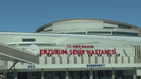 Erzurum’da yapımı tamamlanan şehir hastanesi, 500 kişilik karantina hastanesine dönüştürüldü