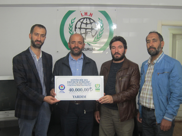 Erzurum Eğitim Bir Sen’den anlamlı yardım