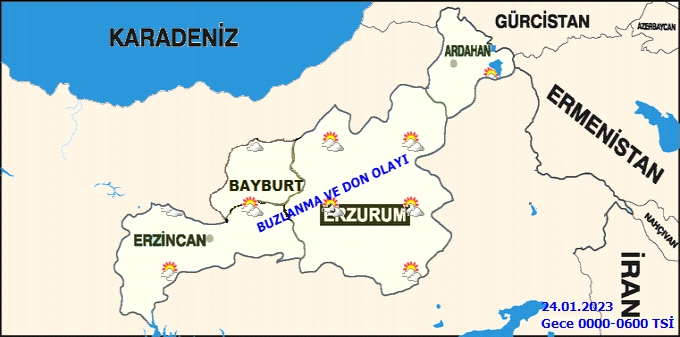 ERZURUM KAR YAĞIŞINA HASRET KALDI