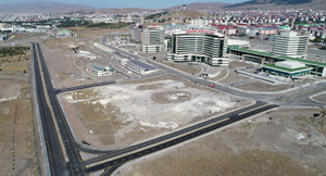Erzurum Şehir Hastanesi bağlantı yolu göz dolduruyor