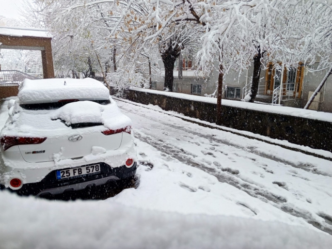 ERZURUM’UN KAR ESARETİ ERKEN BAŞLADI