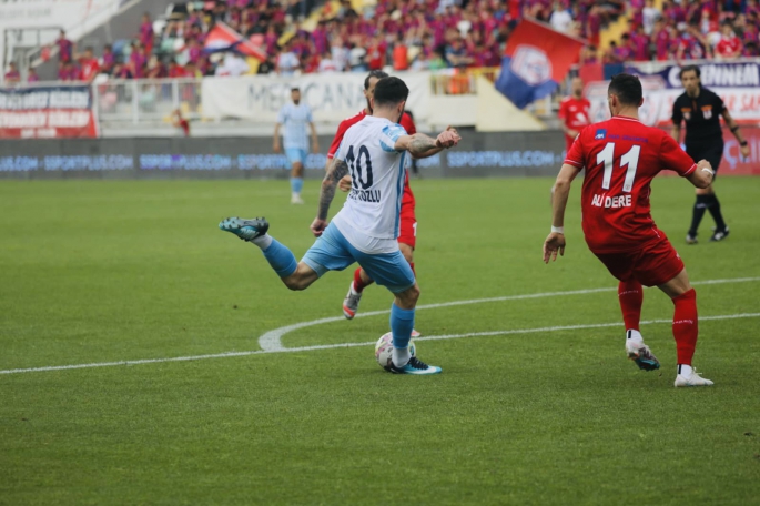 ERZURUMSPOR, RAKİBİNİ ATEŞE ATTI KENDİSİNİ KURTARDI