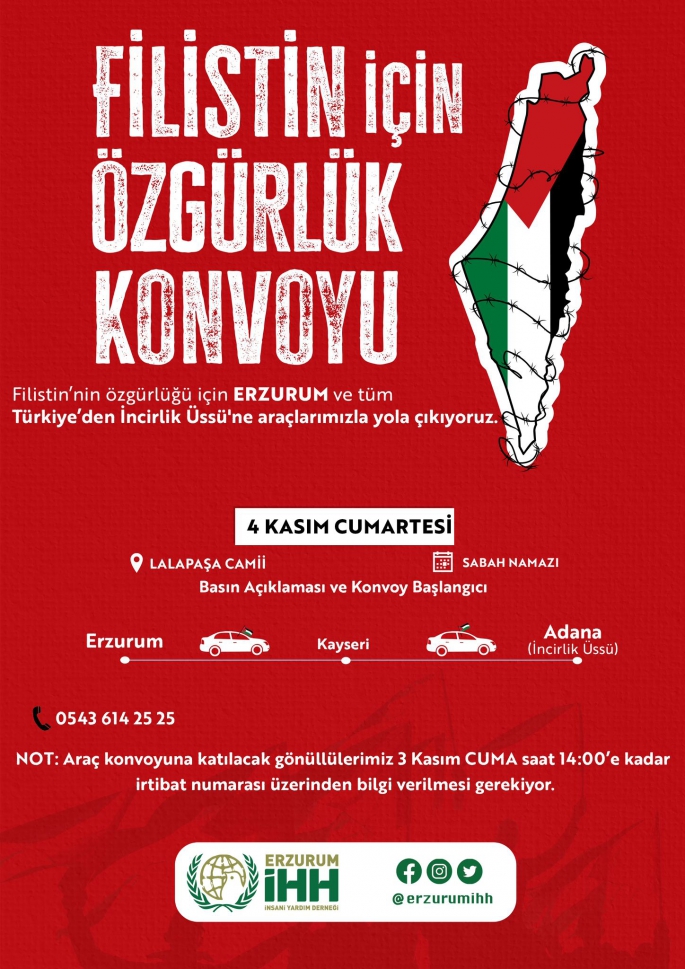 Filistin İçin Özgürlük Konvoyu!