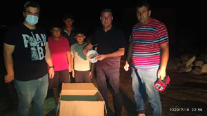 Fırtınadan yuvaları dağılan yavru serçeler, koruma altına alındı
