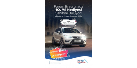 Forum Erzurum’da Seat Ateca kazanan talihli belli oluyor