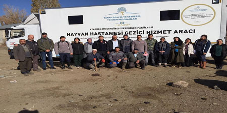 Gezici Hayvan Hastanesi Horasan’da