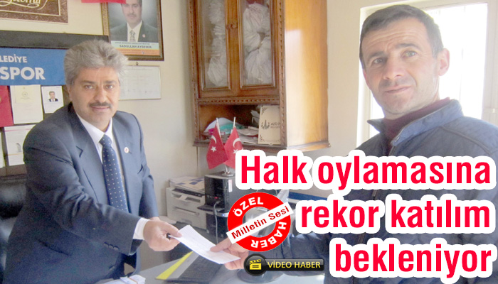Halk oylamasına yoğun katılım bekleniyor