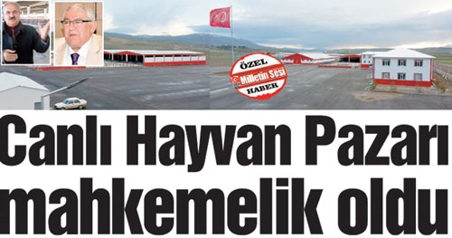 HAYVAN PAZARI MAHKEMELİK!