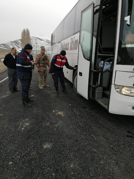 Horasan 15. Jandarma Trafik Timi drone ile uygulamaya geçti