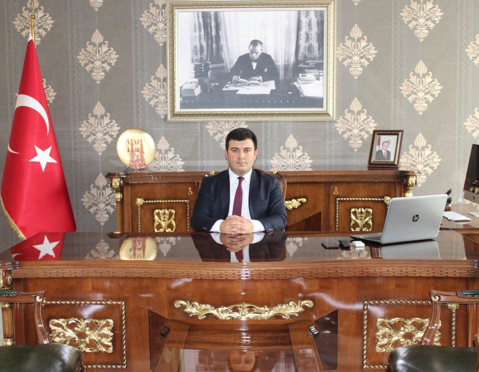 Horasan Kaymakamı Burak Dertlioğlu göreve başladı