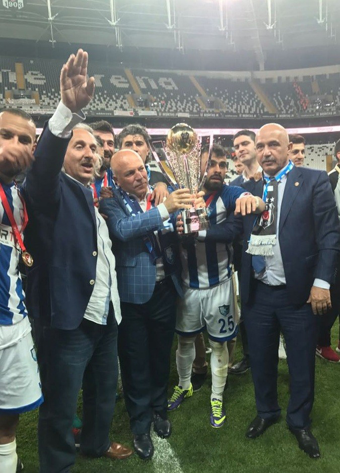 Ilıcalı, Erzurumspor’un coşkusuna ortak oldu