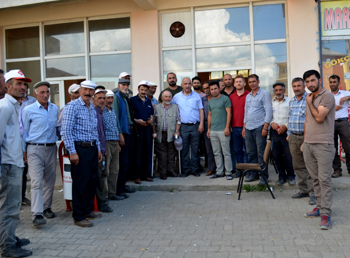 Ilıcalı, Şenkaya ve Uzundere esnafını ziyaret etti
