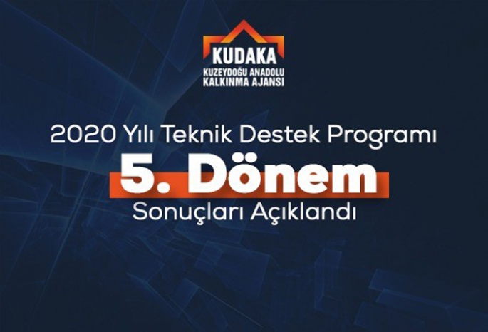KUDAKA 2020 yılı teknik destek programı 5. dönem sonuçları açıklandı 