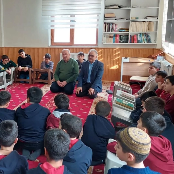 KUR'AN KURSLARINA ZİYARETLER DEVAM EDİYOR