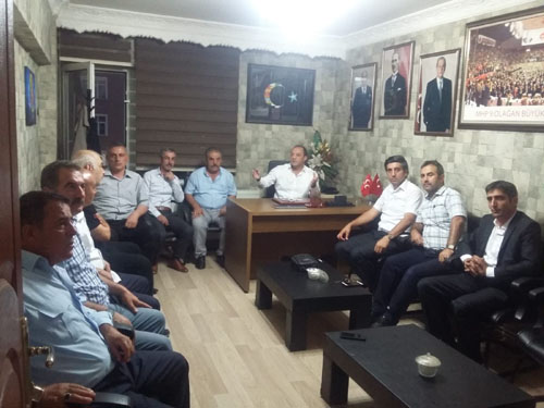 MHP İl Başkanı Karataş, sendika temsilcileri ile bir araya geldi