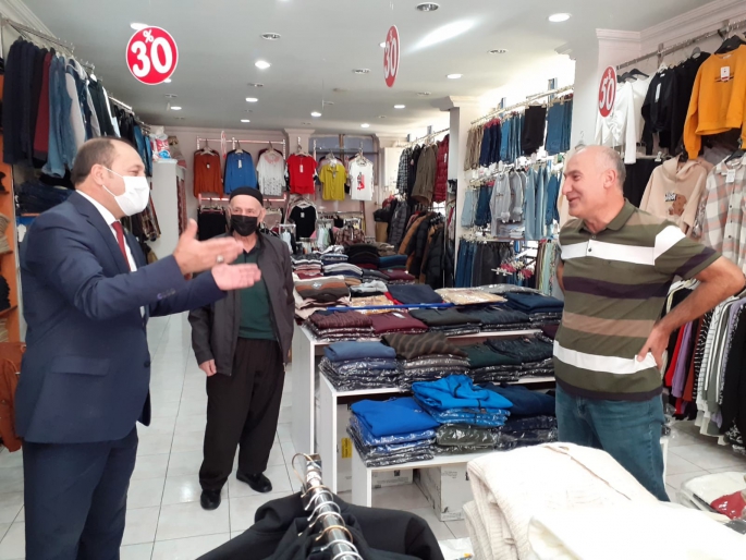 MHP İl Başkanı Karataş’tan esnaf ziyareti