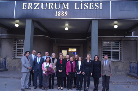 Milli Eğitim Bakanı Ziya Selçuk’un eşi Rana Selçuk Erzurum’da eğitim müzesi açılışı yaptı