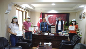Orman yangınlarına karşı gönüllülere eğitim