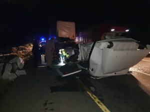 Pasinler’de trafik kazası: 1 ölü 1 yaralı