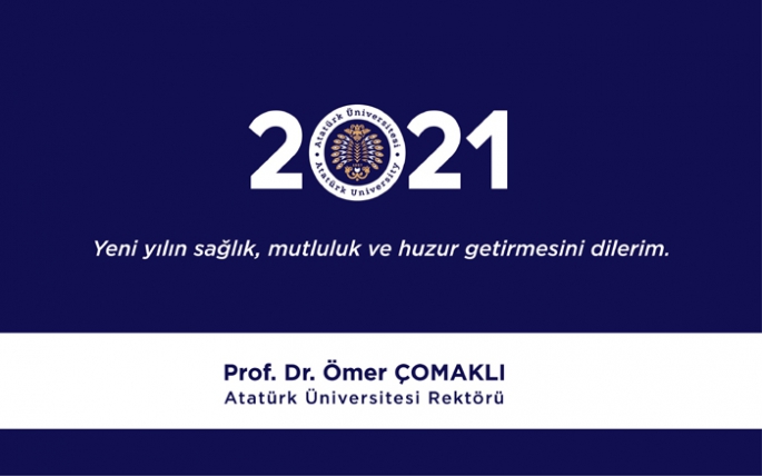 Rektör Çomaklı'dan yeni yıl mesajı