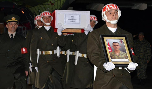 Şehit Eşkioğlu’nun cenazesi Erzurum’a getirildi