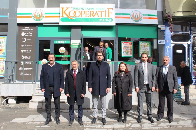Tarım Kredi Kooperatifi market açılışı gerçekleştirildi 
