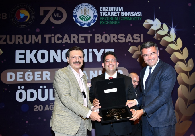 Türkiye Odalar ve Borsalar Birliği Yönetim Kurulu Başkanı Hisarcıklıoğlu Erzurum’da