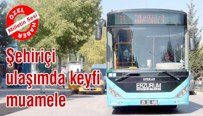 ULAŞIMDA KEYFİ DURAK KULLANIMI!