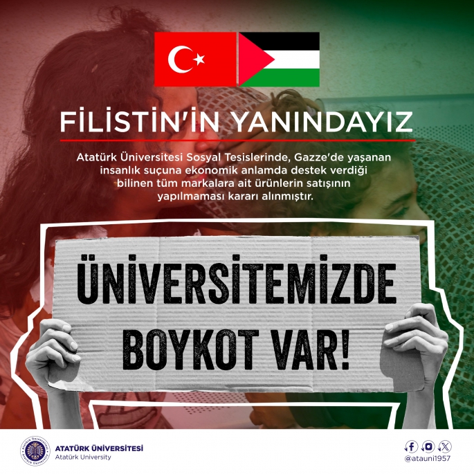 ‘ÜNİVERSİTEMİZDE BOYKOT VAR’
