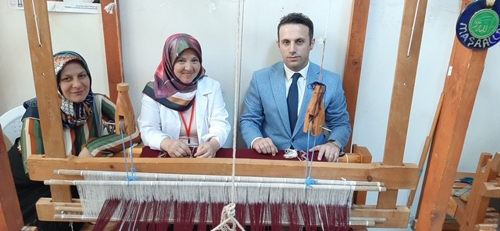 Vali Yardımcısı Doğan’dan Ehram Dokuma Atölyesine ziyaret