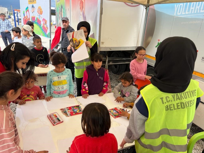 Yakutiye Belediyesi’nden Hatay’da 'Çocuk Etkinlik Programı'