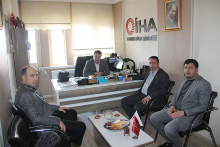 Yeniden Refah Partisi Erzurum İl Başkan’ından İHA’ya ziyaret