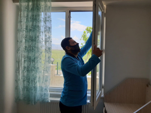 Yurtlarda karantinanın ardından tadilat başladı
